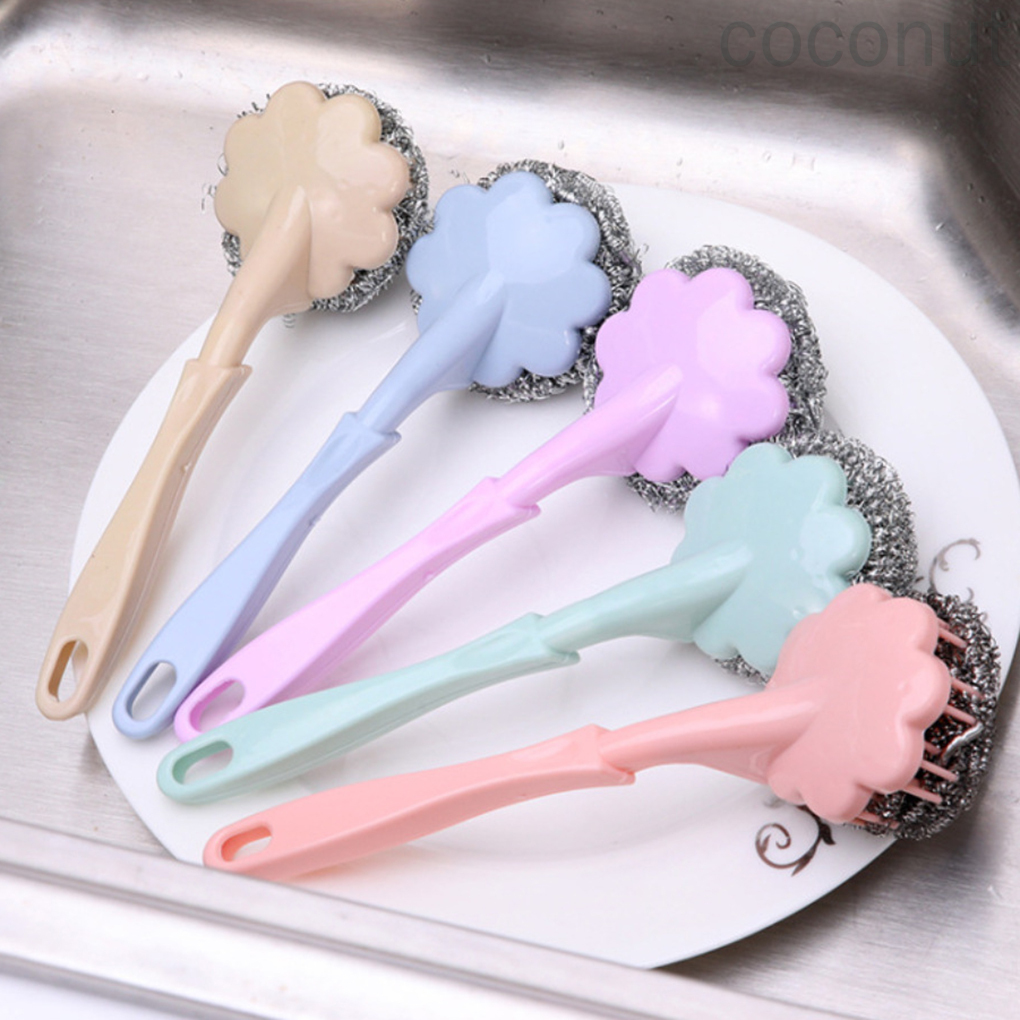 Bàn chải sắt dùng rửa nồi chảo tiện dụng