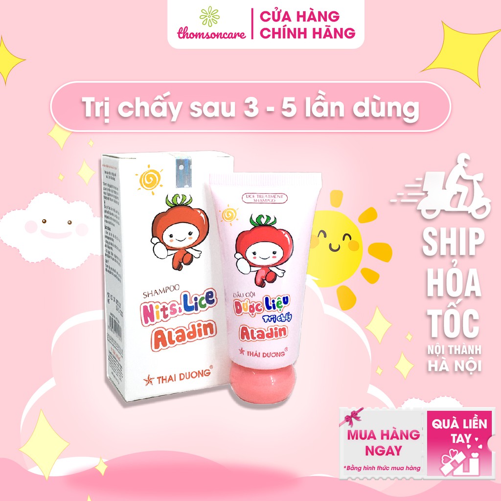 Dầu gội dược liệu ngừa chấy Aladin - Chính hãng Sao Thái Dương