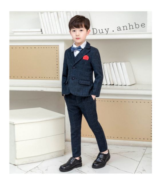 Bộ vest dạ cho bé trai