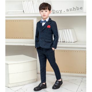 Bộ vest dạ cho bé trai