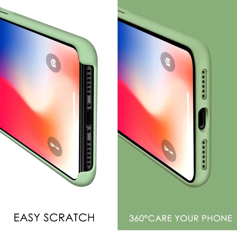 Ốp điện thoại silicon màu trơn dẻo mềm cho For Samsung Galaxy S10 S10e Lite S9 S8 Plus 5G