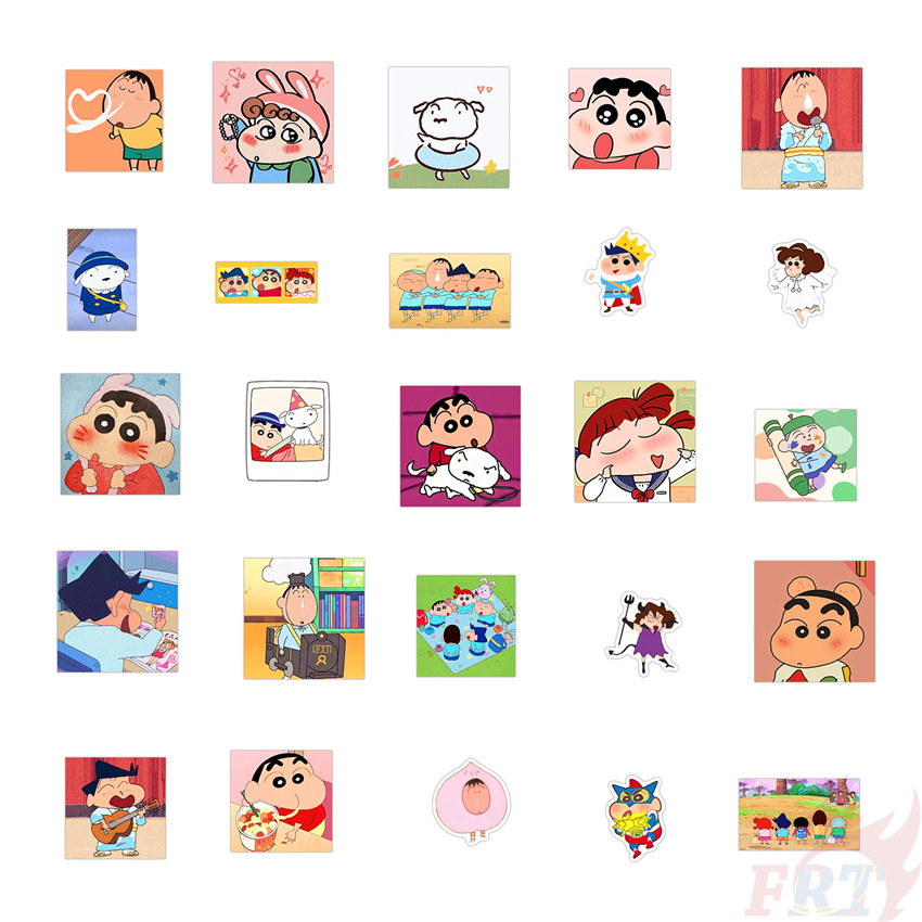 50 Cái / bộ thủ công hình dán Yoshito Usui amine cậu bé Crayon Shin-chan
