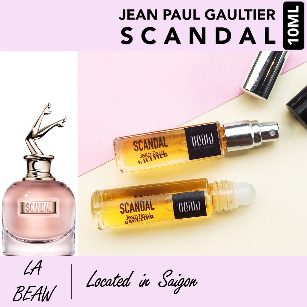 Nước Hoa Nữ Scandal Jean Paul Gaultier👛Mini 10ml Dạng Lăn Dạng Xịt-Nước Hoa Dầu Thơm Bỏ Túi Size Nhỏ Tiện Dụng-LaBeaw