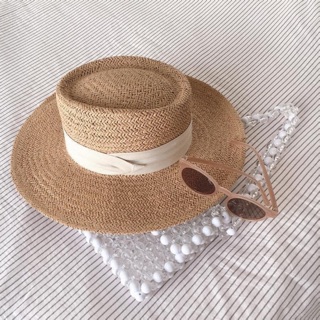 MŨ CÓI GAUCHO VIỀN TRẮNG