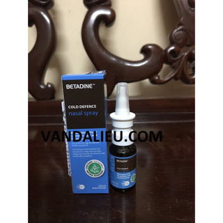 XỊT MŨI BETADINE COLD DEFENCE NASAL SPRAY 20ML ( NGƯỜI LỚN )