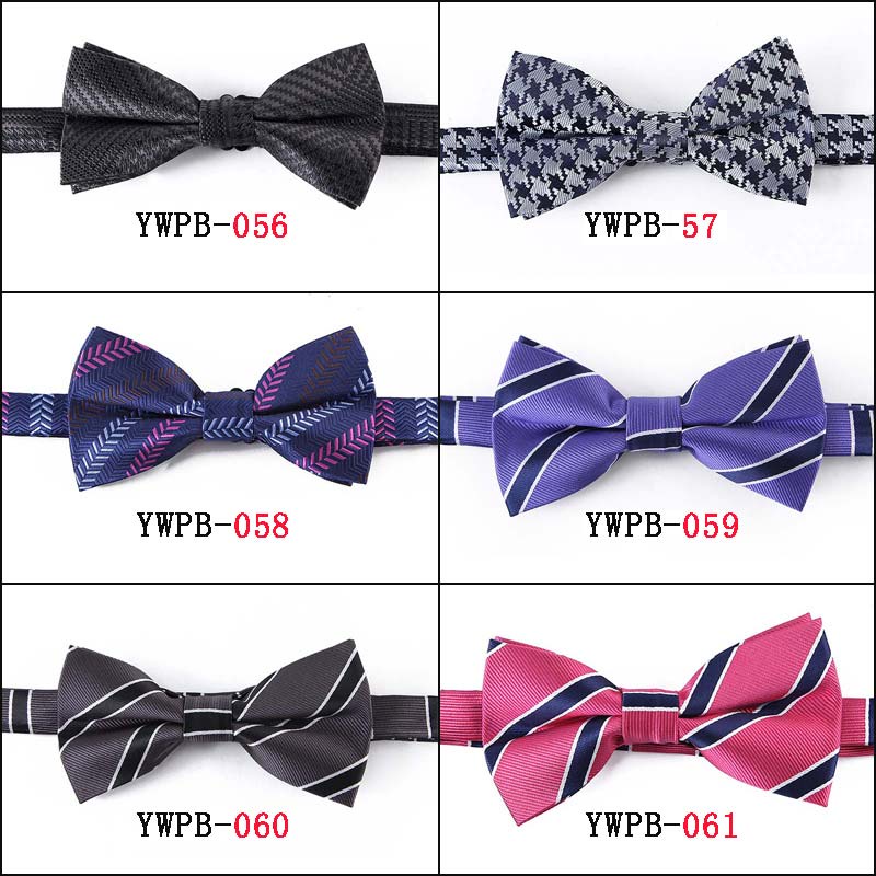 Cà Vạt Nơ Caro Sang Trọng 12CM * 6CM Cho Chú Rể