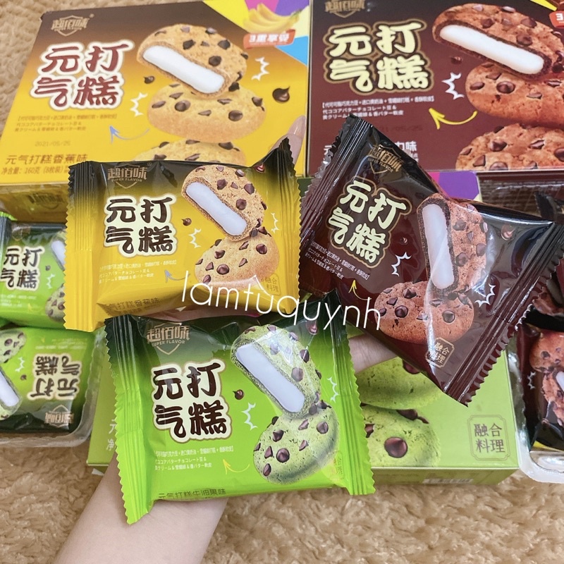 🍪1 CÁI BÁNH QUY NHÂN MOCHI PHỦ CHOCOCHIP 🍪 (socola, chuối, bơ)