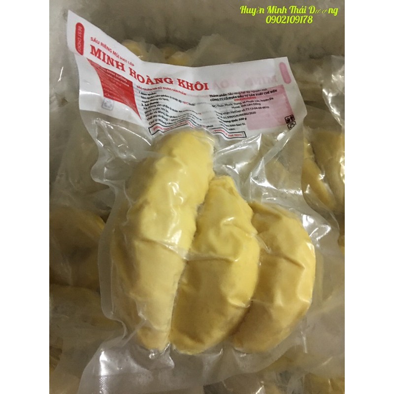 Sầu Riêng Bóc Múi Minh Hoàng Khôi Nhãn Đỏ 500g/1 túi