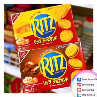 Bánh Ritz Cracker nhân kem - Nhật Bản