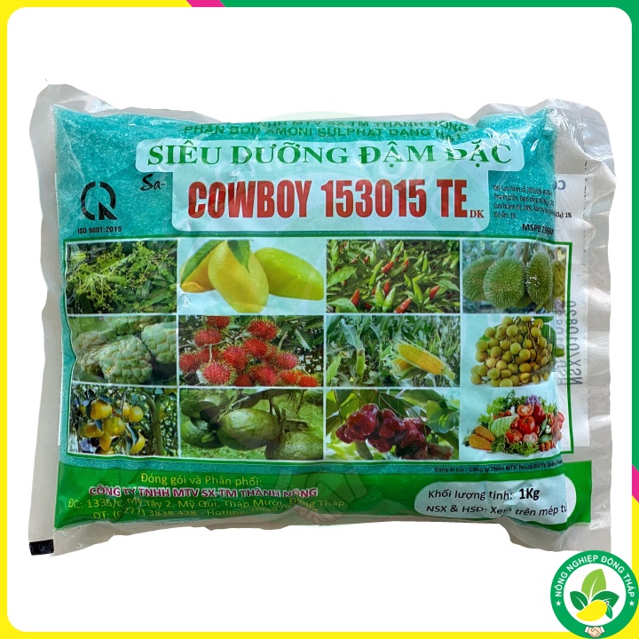 Phân Bón Amoni Sulphate Dạng Hạt Siêu Dưỡng Đậm Đặc 153015 TE (gói 1kg)