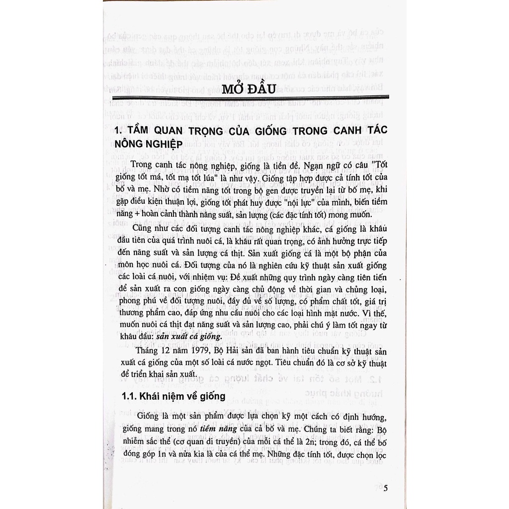 Sách - Sản Xuất Giống Vật Nuôi Thủy Sản 01