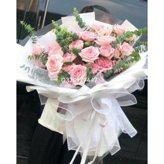 bó hoa hồng tươi 꽃다발 sinh nhật sự kiện (shipHanoi)