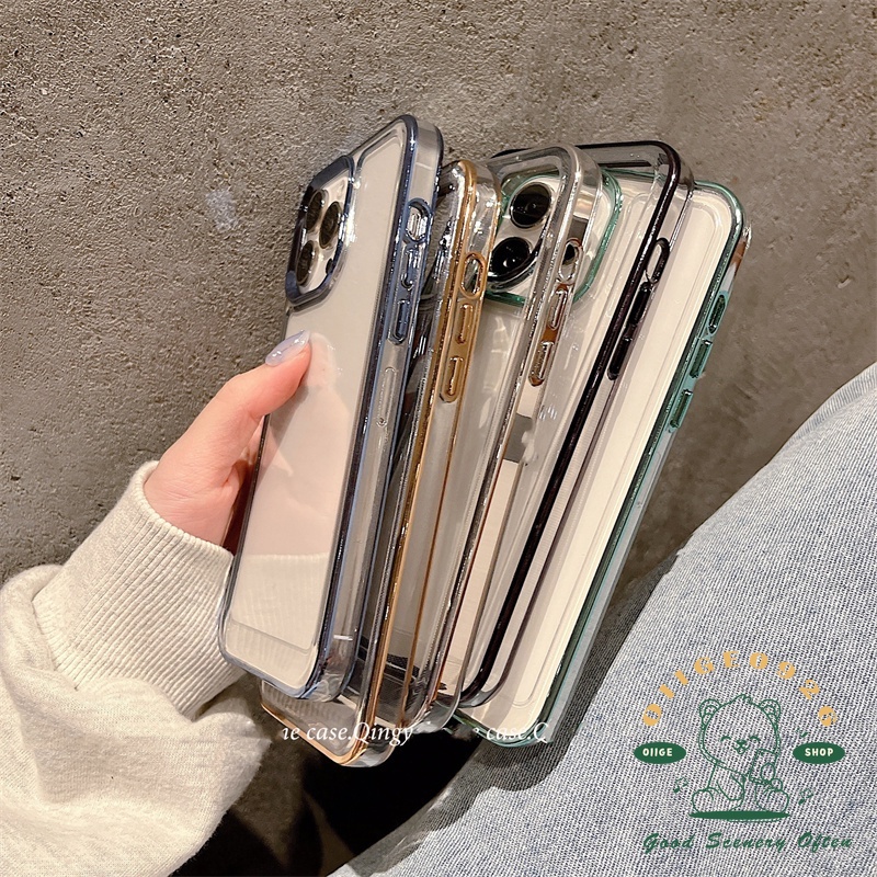 Ốp Điện Thoại TPU Trong Suốt Chống Rơi Cho Iphone 13 12 11 Pro Max Xs Max Xr 8 7Plus