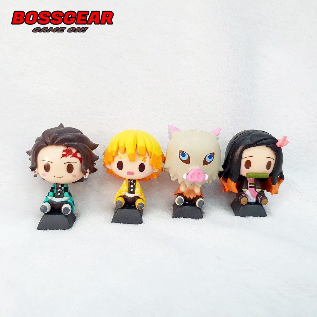 Keycap lẻ hình Nhân Vật Demon Slayer Chibi siêu dễ thương ( Kimetsu no Yaiba,Tanjirou,Zenitsu,Inosuke,Nezuko)