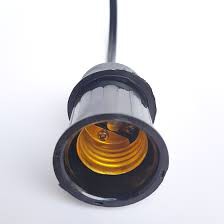 Đui đèn kín nước có dây - E27