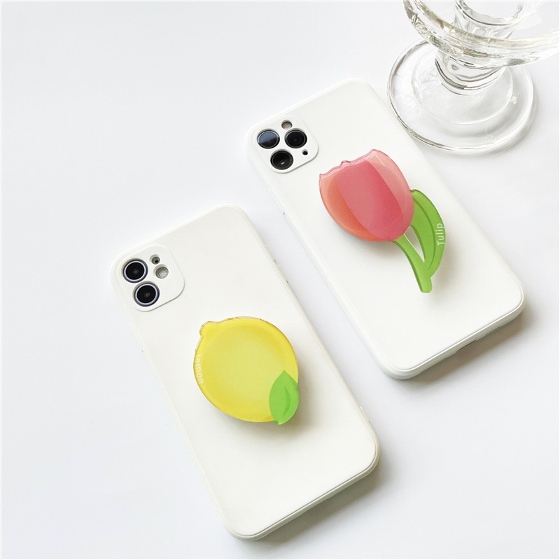 Giá đỡ dán ốp điện thoại popsocket mika acrylic M7071102103 hoạ tiết hoa quả mùa hè mát mẻ