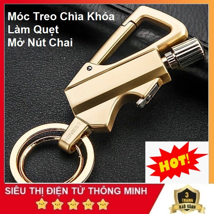 Móc Treo Chìa Khóa, Đa Năng Kiêm Mở Nắp Chai Sành Điệu - Đẹp - Lạ - Chất - Làm Quà Tặng