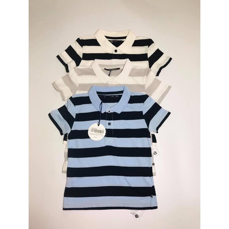 Áo polo cotton siêu mềm bé trai