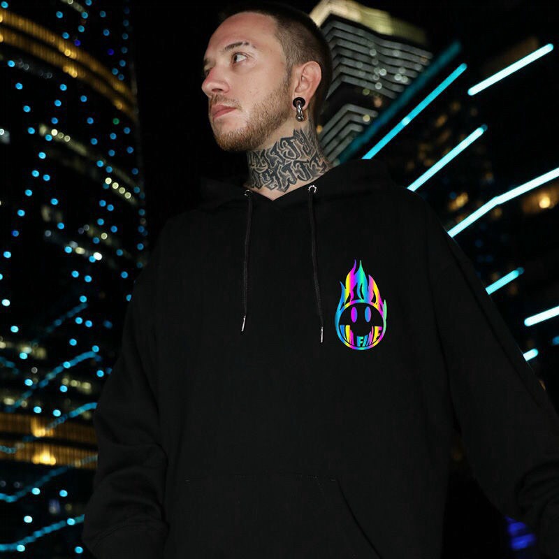 Áo hoodies sweater phản quang 7 màu cực đẹp cho các bạn trẻ , nam nữ đều mặc được MIDU FASHION