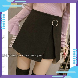 [rẻ vô địch quần giả váy xẻ tà 1 khoen trong mt337 shop váy học sinh
