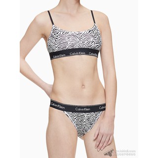 [AUT.] Quần lót nữ Calvin Klein QF4977 Modern Cotton High Leg Tanga Sandstone