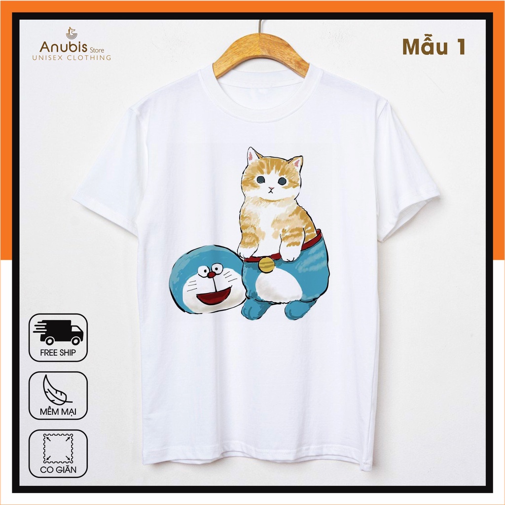 ÁO THUN UNISEX MÈO GIẢ TRANG SIÊU CUTE