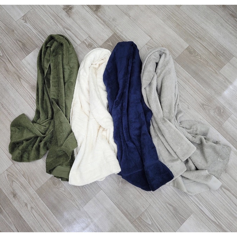 Khăn tắm Muji Organic xuất dư 70x140cm ~380gr