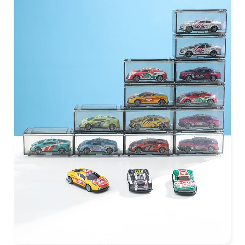 Hộp mica trưng bày và bảo vệ xe mô hình 1:64 - Sun Bear