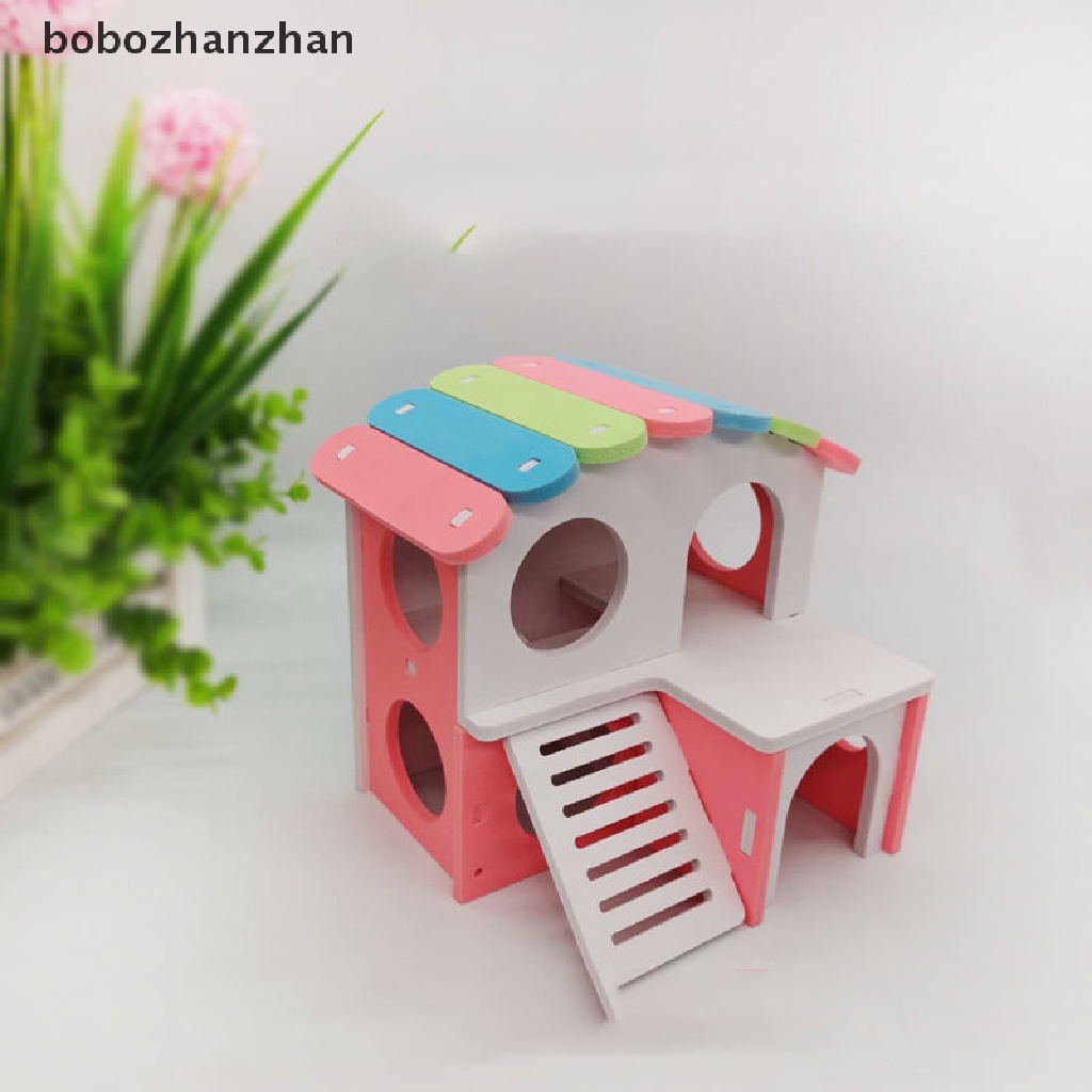 Đồ chơi gỗ dạng võng/ thang/ biệt thự/ xích đu/ cây cầu cho thú cưng/ sóc/ chuột hamster