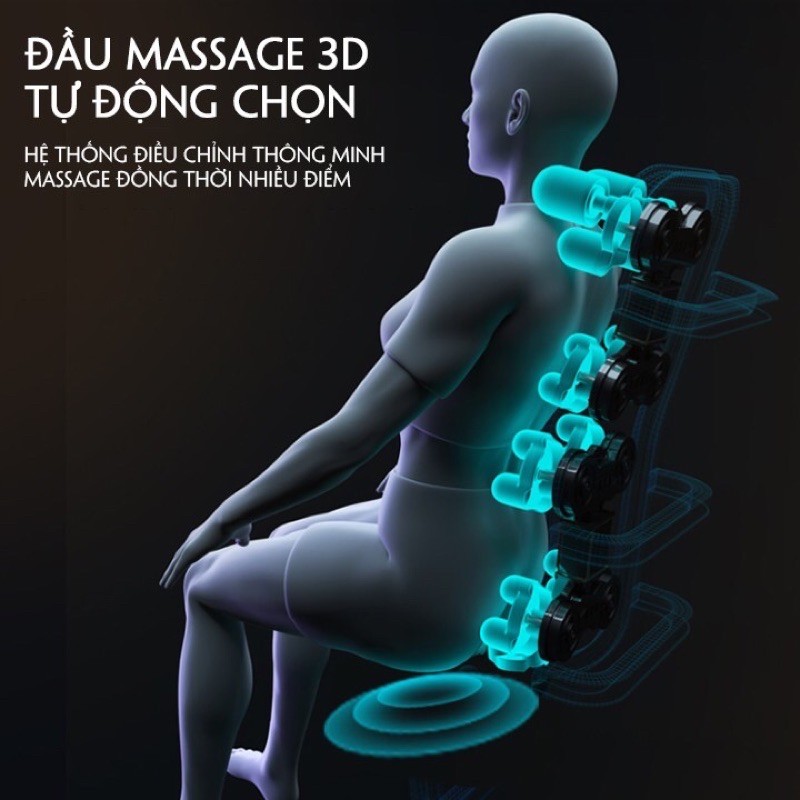 Ghế Massage Toàn Thân, Máy Massa Trị Liệu ( Hình ảnh thật )