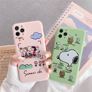【Giao hàng nhanh】Ốp Lưng Silicon In Hình Snoopy Dễ Thương Cho Samsung