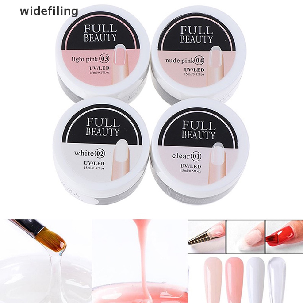 Gel nối dài móng tay trong suốt nhanh chóng 15ml<br>