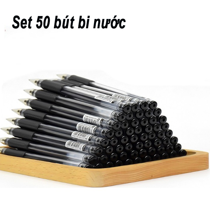 SET 50 BÚT BI NƯỚC XANH ĐEN 00245