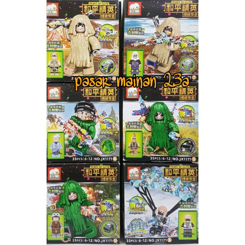 Mô Hình Lego Nhân Vật Game Pubg Jx 1171 / Pubg