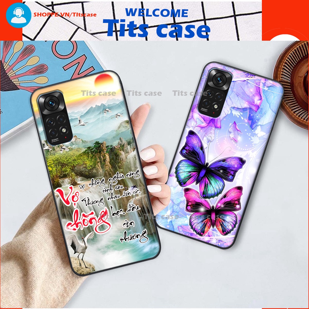 Ốp lưng  Xiaomi REDMI NOTE 11 / NOTE 11 PRO 4G / NOTE 11 PRO 5G in hình thiên nga,hoa may mắn, đặc sắc ĐỘC - LẠ - BỀN