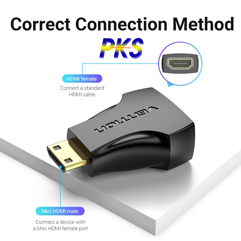Đầu chuyển đổi Mini HDMI to HDMI Chính hãng Vention