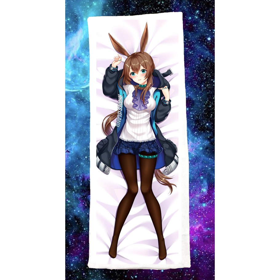 Vỏ áo gối ôm dài Amiya anime Arknights dài 1mx40cm