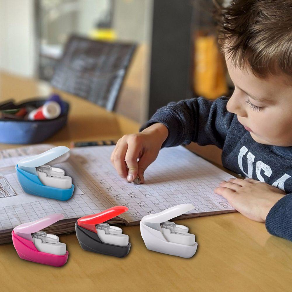 PEWANY 1 Chiếc Ghim Bấm Không Đục Lỗ Màu Sắc Ngẫu Nhiên