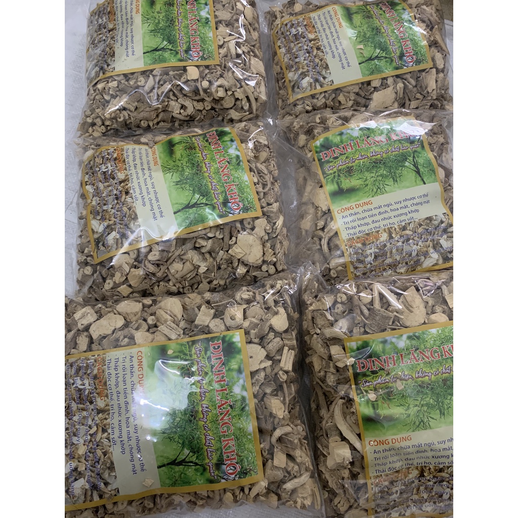 Đinh lăng khô , rễ đinh lăng phơi khô thơm nức mũi, rối loạn tiền đình, thiếu máu, hoa mắt, chóng mặt