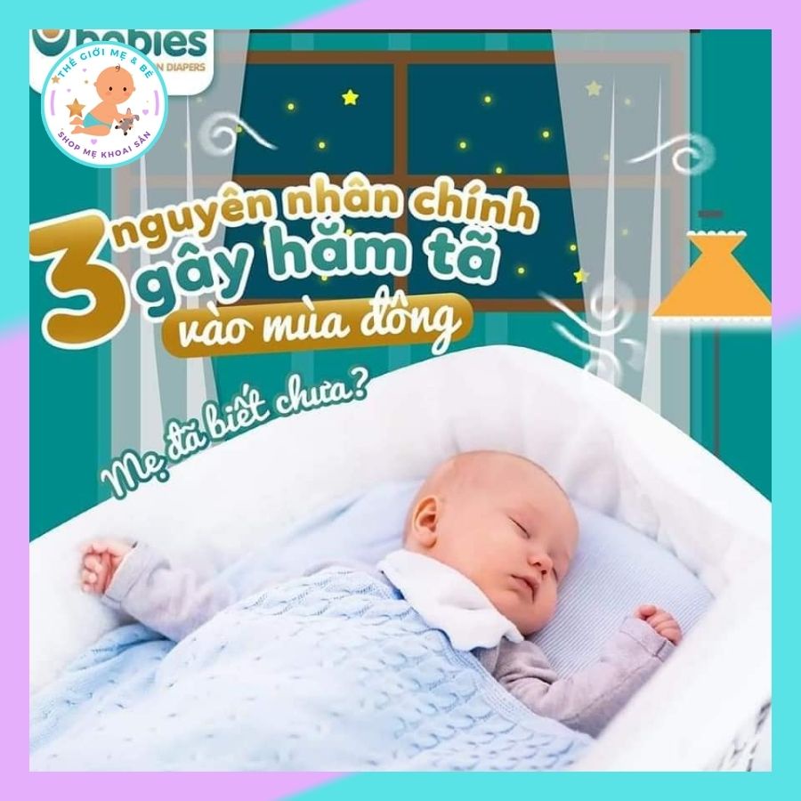 Tã Bỉm BABIES ORGANIC an toàn cho bé [Dán S66/M56/L46] [Quần M54/L50/XL46/XXL40]