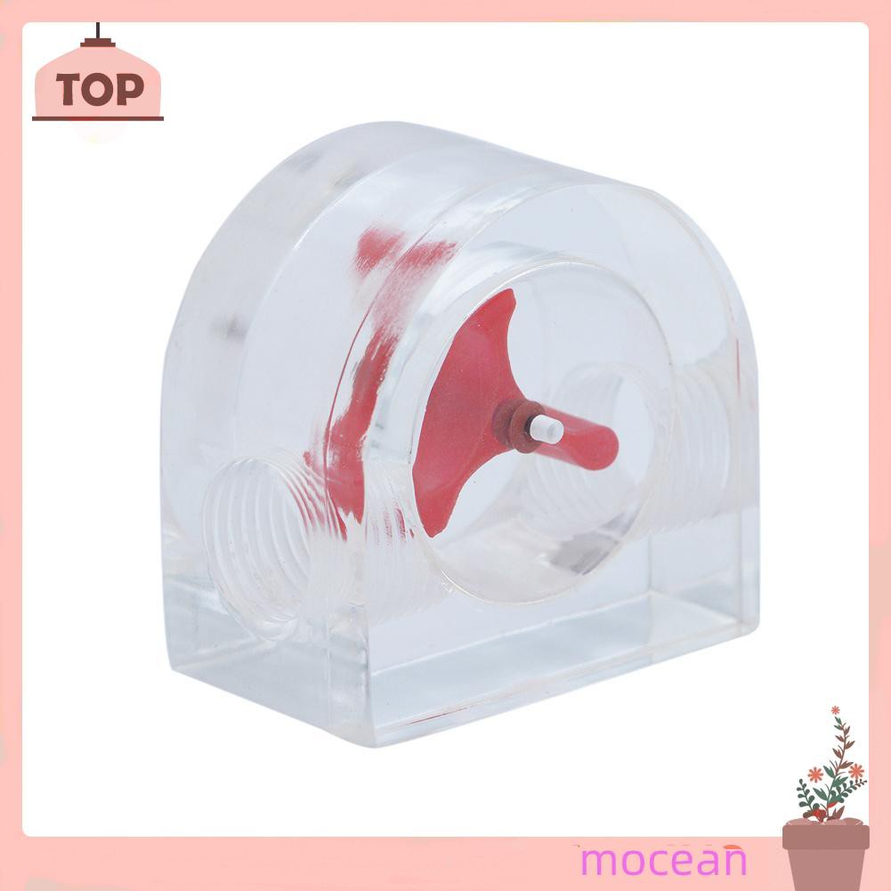 Mocean 1 Đồng Hồ Đo Lưu Lượng Nước 2 Cổng Bằng Acrylic Hình Bán Nguyệt Cho Pc