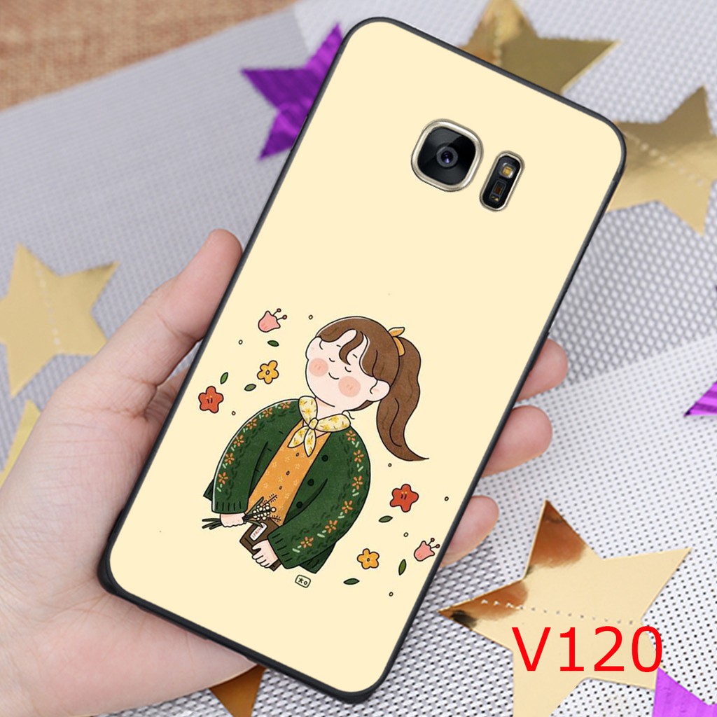 Ốp Samsung Note 5 - S6 - S6 Edge - S7 - S7 Edge In hình Cô gái cute