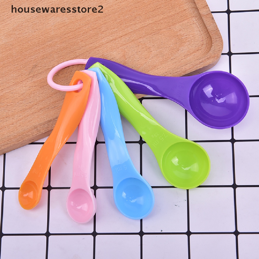 Set 2 Muỗng Nhựa Đo Lường Làm Bánh Tiện Dụng