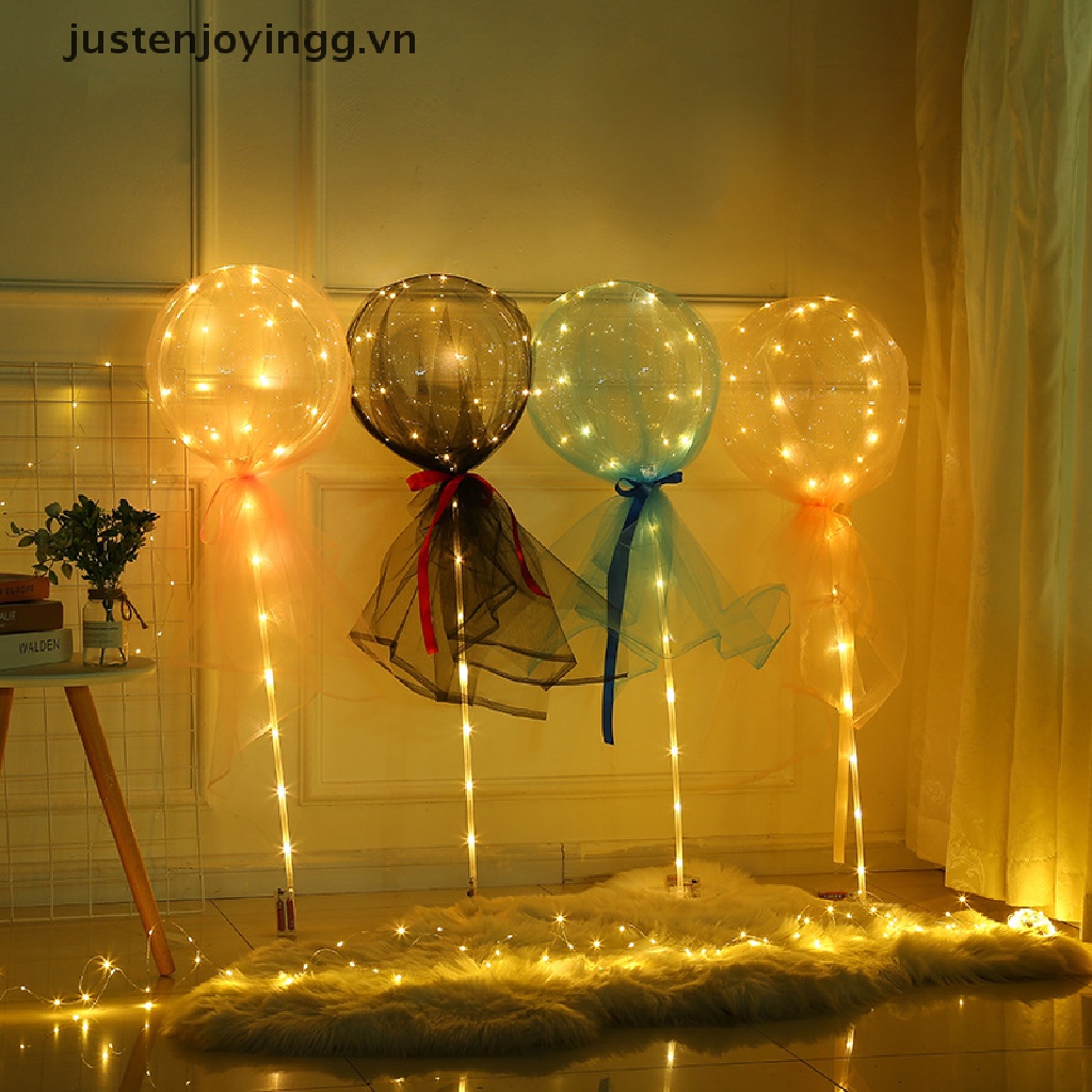 Bong Bóng Trong Suốt Có Đèn LED Phát Sáng Độc Đáo