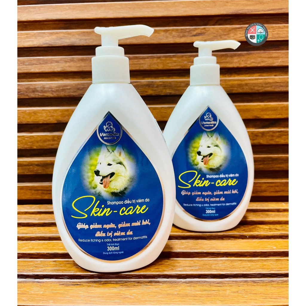 Sữa Tắm Chó Mèo Phòng Trị Viêm Da 300ML - Skin Care Shampoo