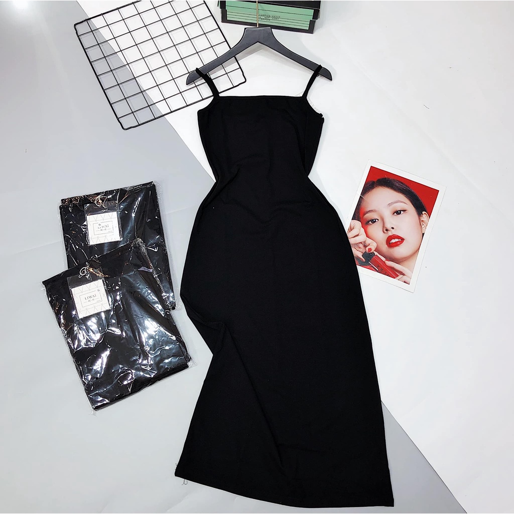 Váy zip 2 dây maxi body hot mã 99 (kèm ảnh thật, video) | BigBuy360 - bigbuy360.vn