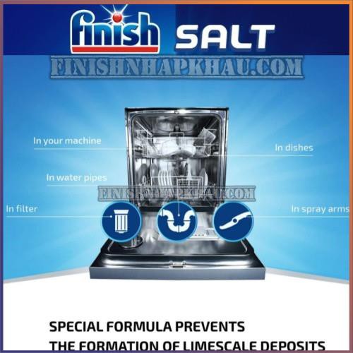 Muối 1,2kg Finish - Special Salt - Làm Mềm Nước Trong Khoan Máy - Chính Hãng
