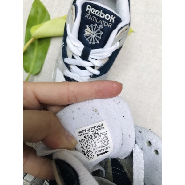 Giày Reebok Ventilator Pop-size 34