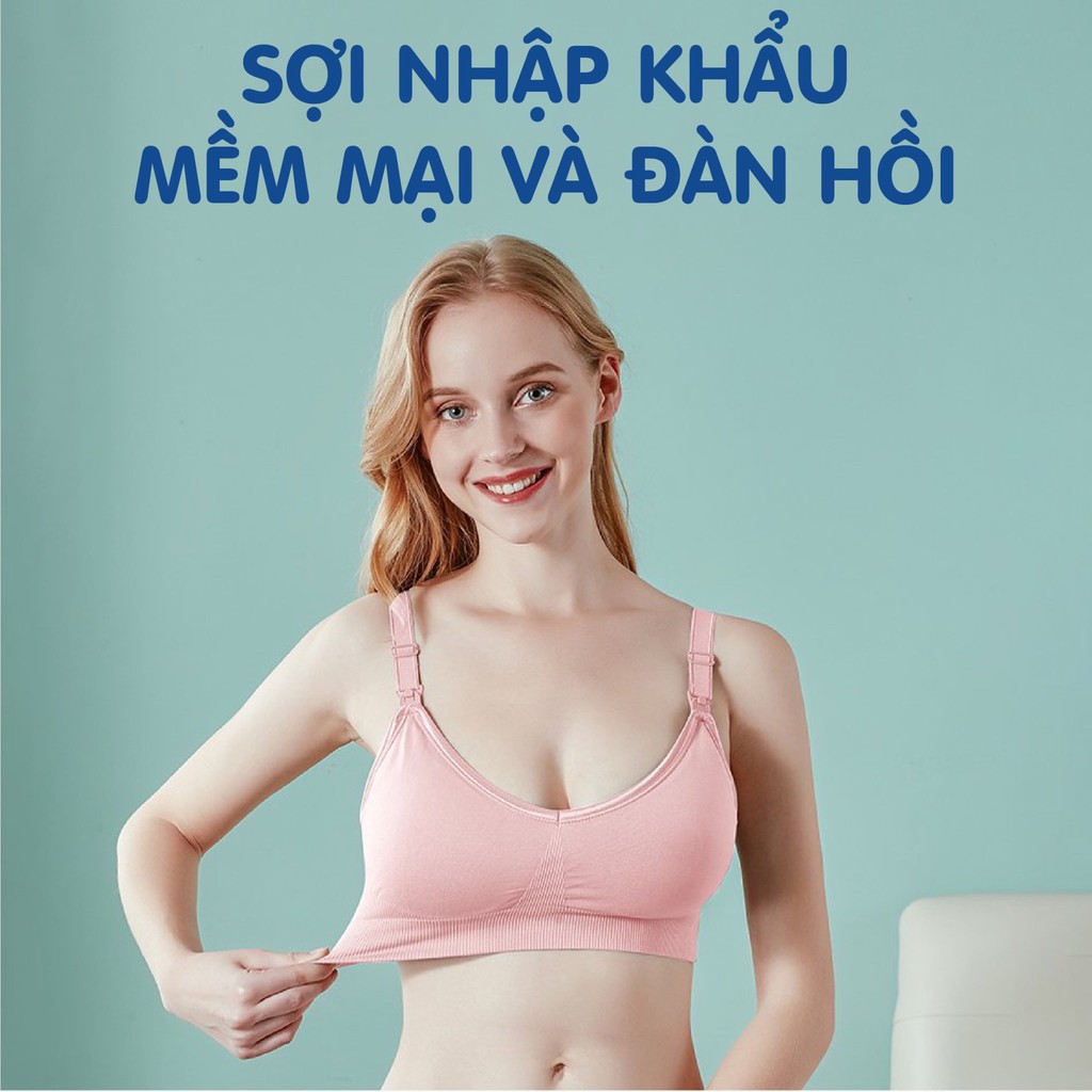 Áo ngực cho con bú chống chảy xệ siêu bền siêu đàn hồi Kuta AN001 | BigBuy360 - bigbuy360.vn