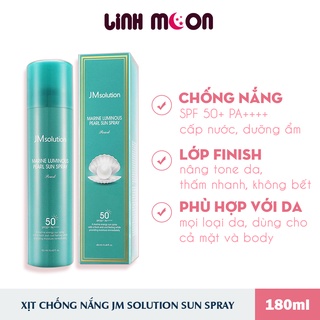 Xịt Chống Nắng JM Solution Sun Spray 180ml